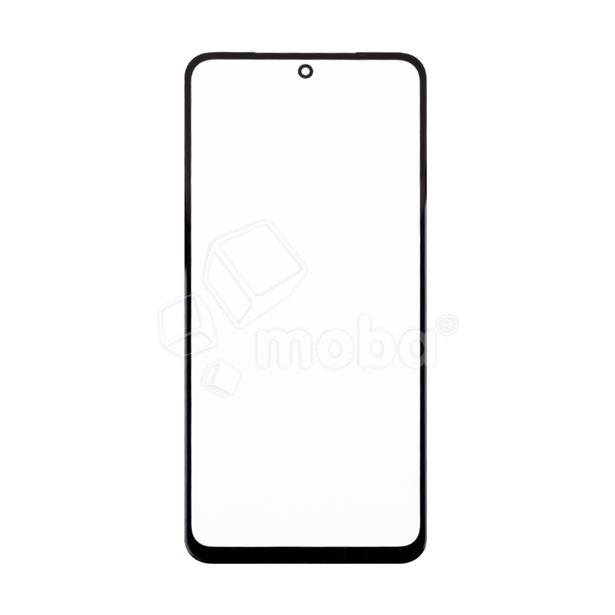 Стекло для переклейки Xiaomi Redmi Note 10/10s/Poco M5s (M2101K7BNY/2207117BPG/M2102K7AG) с OCA пленкой Черный - (Feaglet)