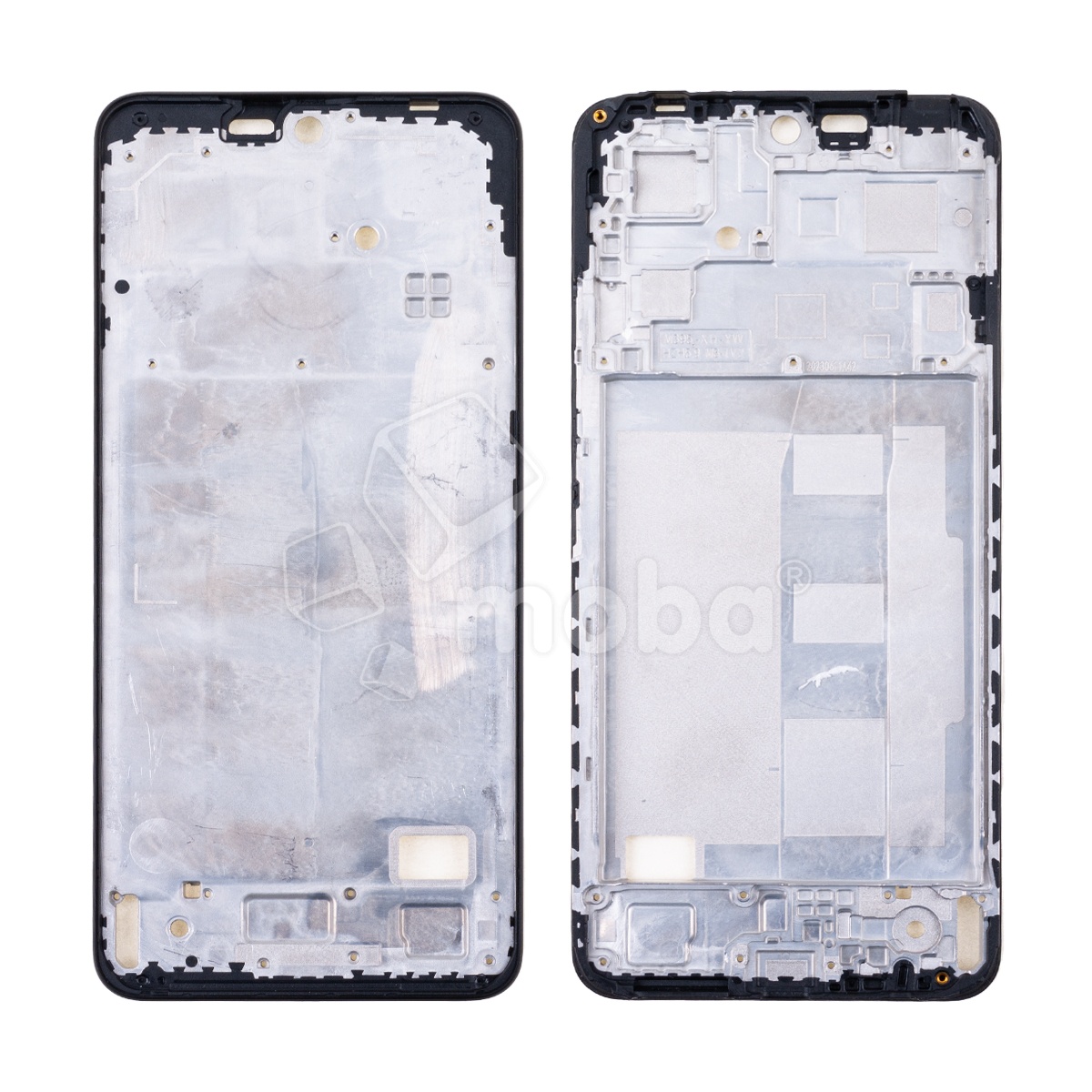 Рамка дисплея для Xiaomi Redmi Note 12 4G (23021RAA2Y/23021RAAEG/23027RAD4I/23028RA60L) Черный (возможен дефект ЛКП)
