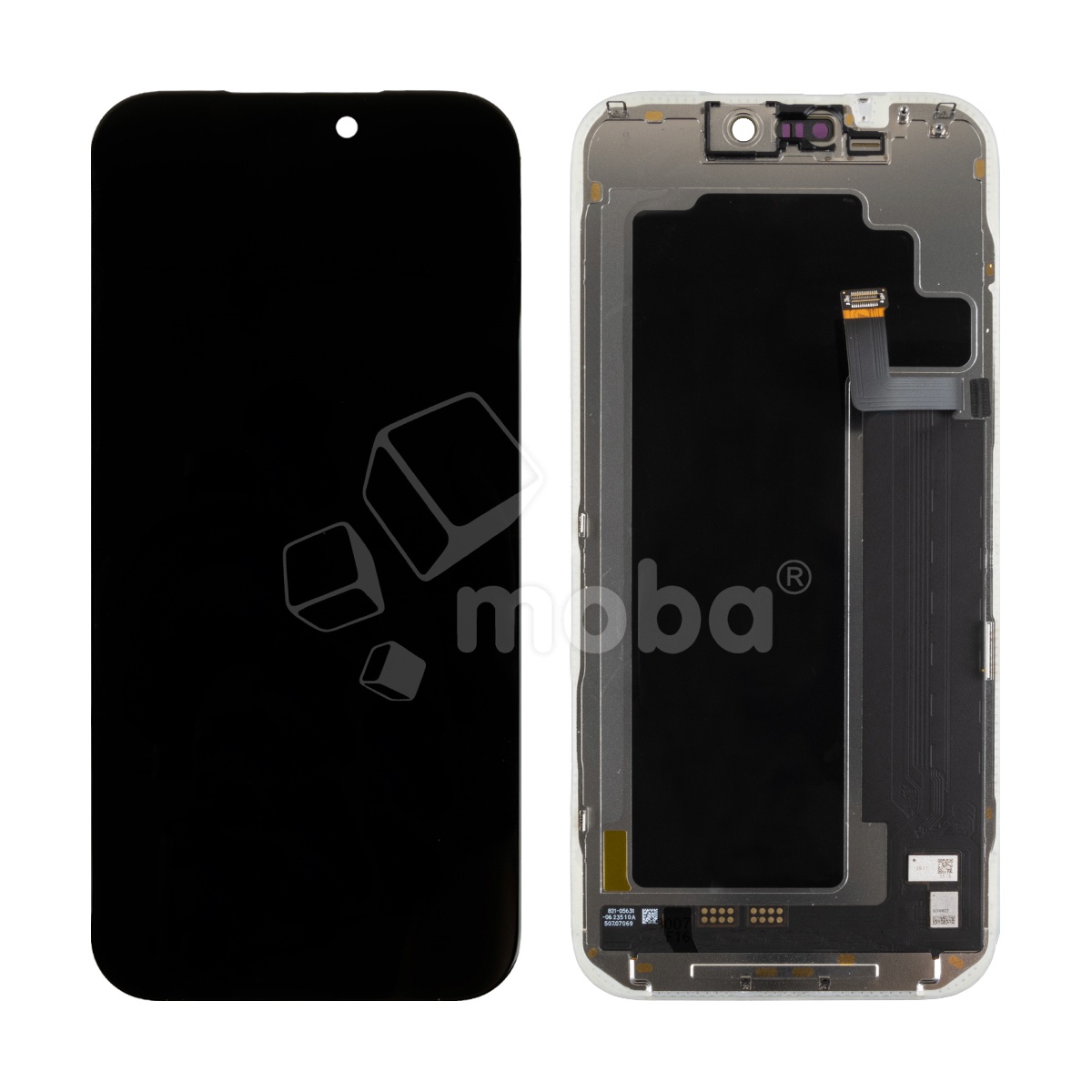 Дисплей для iPhone 17 Pro Max (A3526) в сборе с тачскрином Черный - (Soft OLED, Full HD COP, 850 Кд/м², 120 Гц) (площадка под IC)