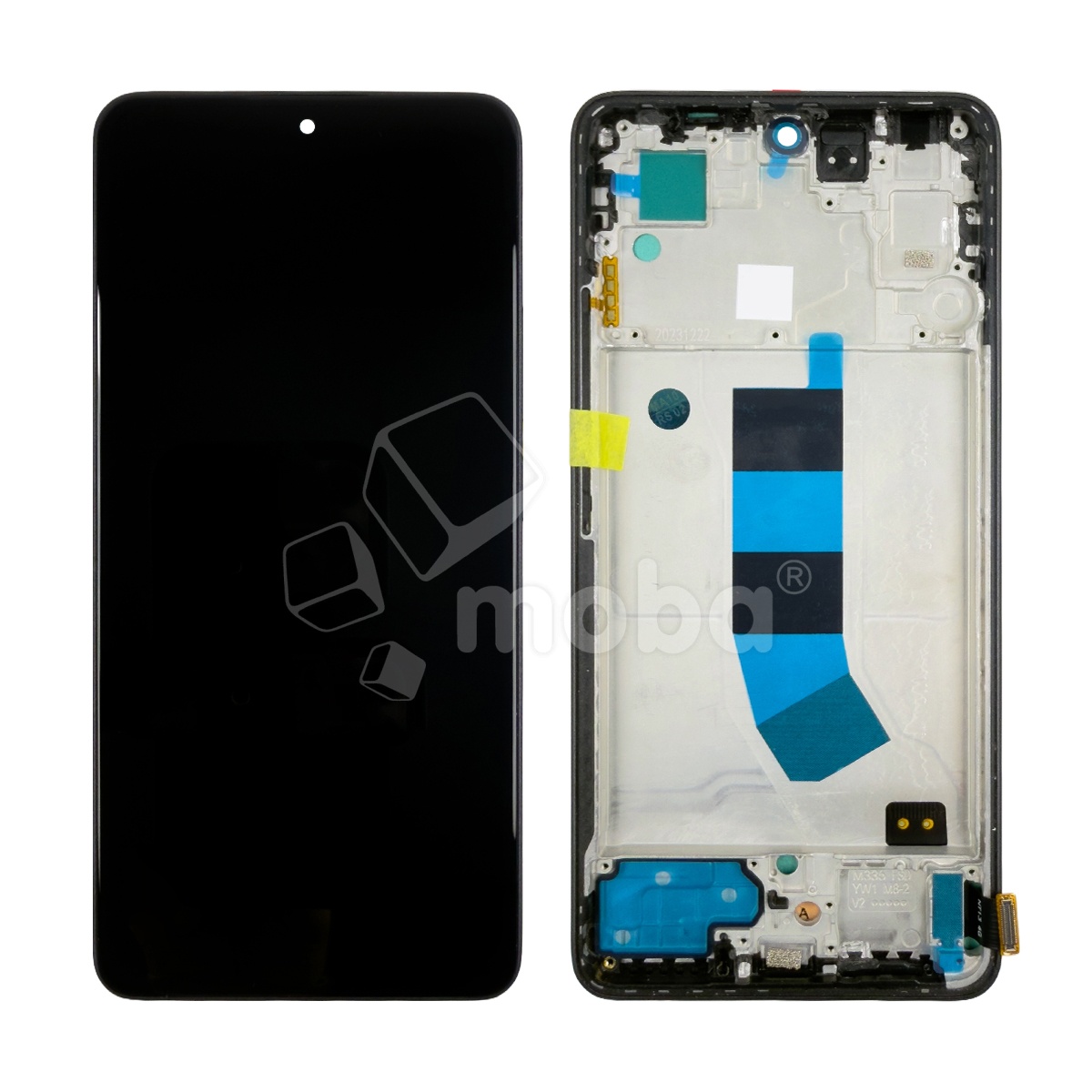 Дисплей для Xiaomi Redmi Note 13 4G (23129RAA4G/23124RA7EO/23129RA5FL) модуль с рамкой Черный - (In-Cell)