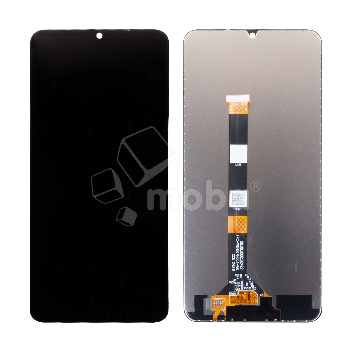 Дисплей для Realme C53/C51 (RMX3760/RMX3830) в сборе с тачскрином Черный - OR100 (HD+, 400 Кд/м², 90 Гц)