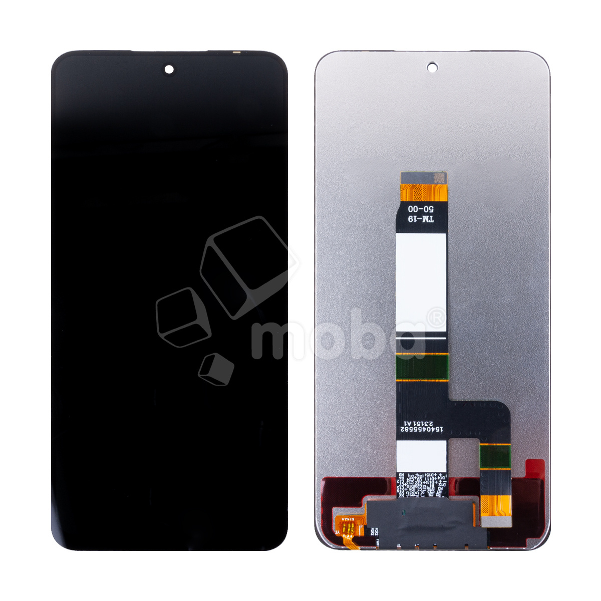 Дисплей для Xiaomi Redmi 12 4G (23053RN02Y) в сборе с тачскрином Черный - Оптима