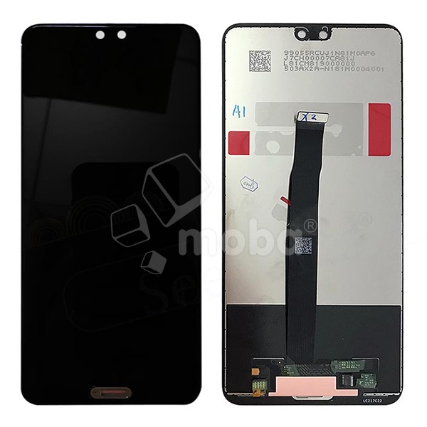 Дисплей для Huawei P20 (EML-L29) в сборе с тачскрином Черный - Оптима