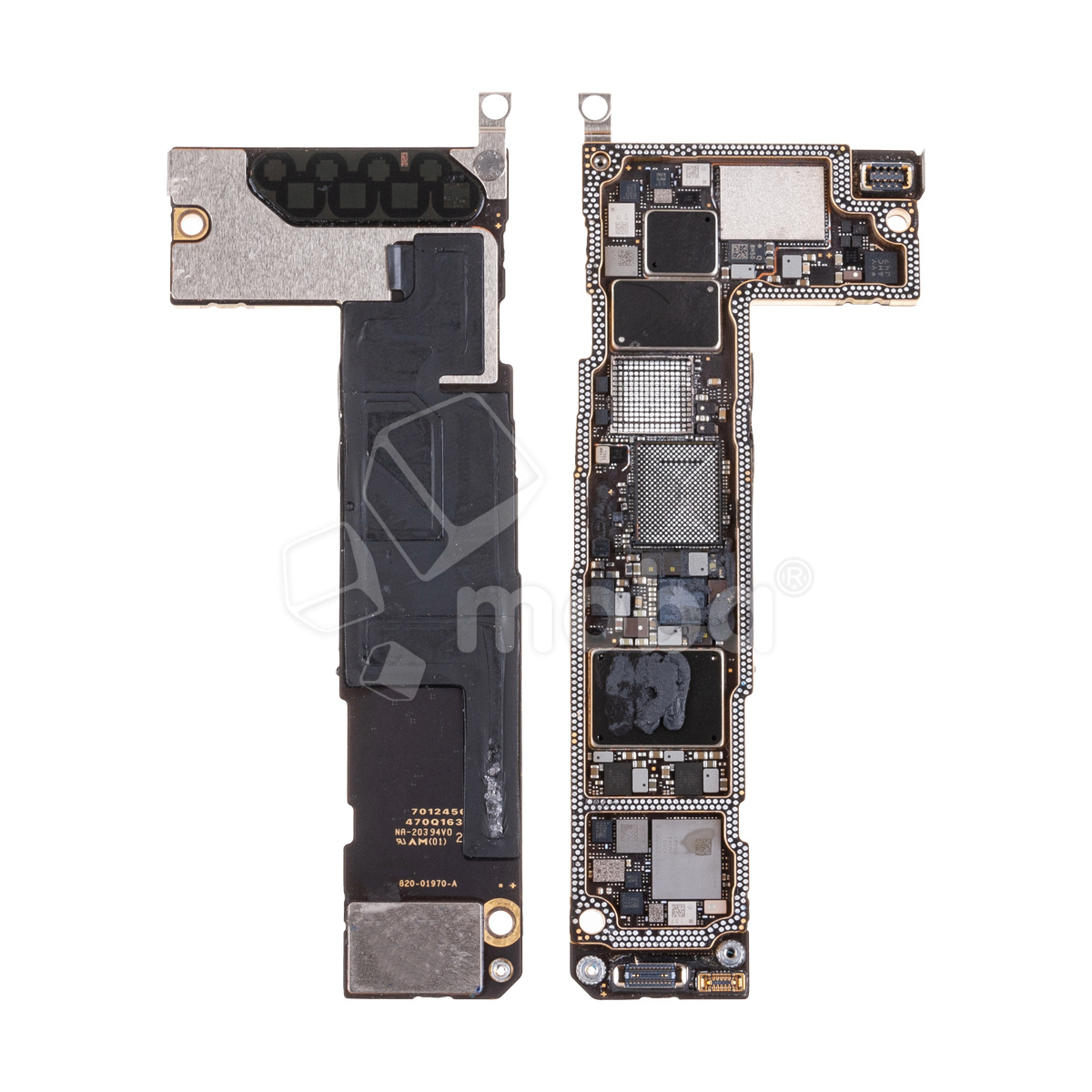 Материнская плата для iPhone 12 (A2403) Sim+E-Sim без микросхем (Нижняя часть)