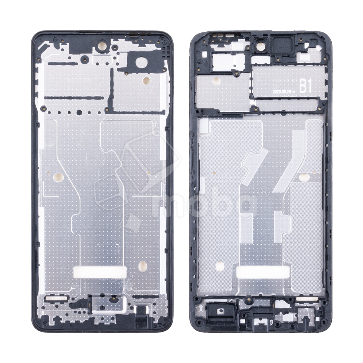 Рамка дисплея для Tecno Spark Go 2024 (BG6) Черный (возможен дефект ЛКП)
