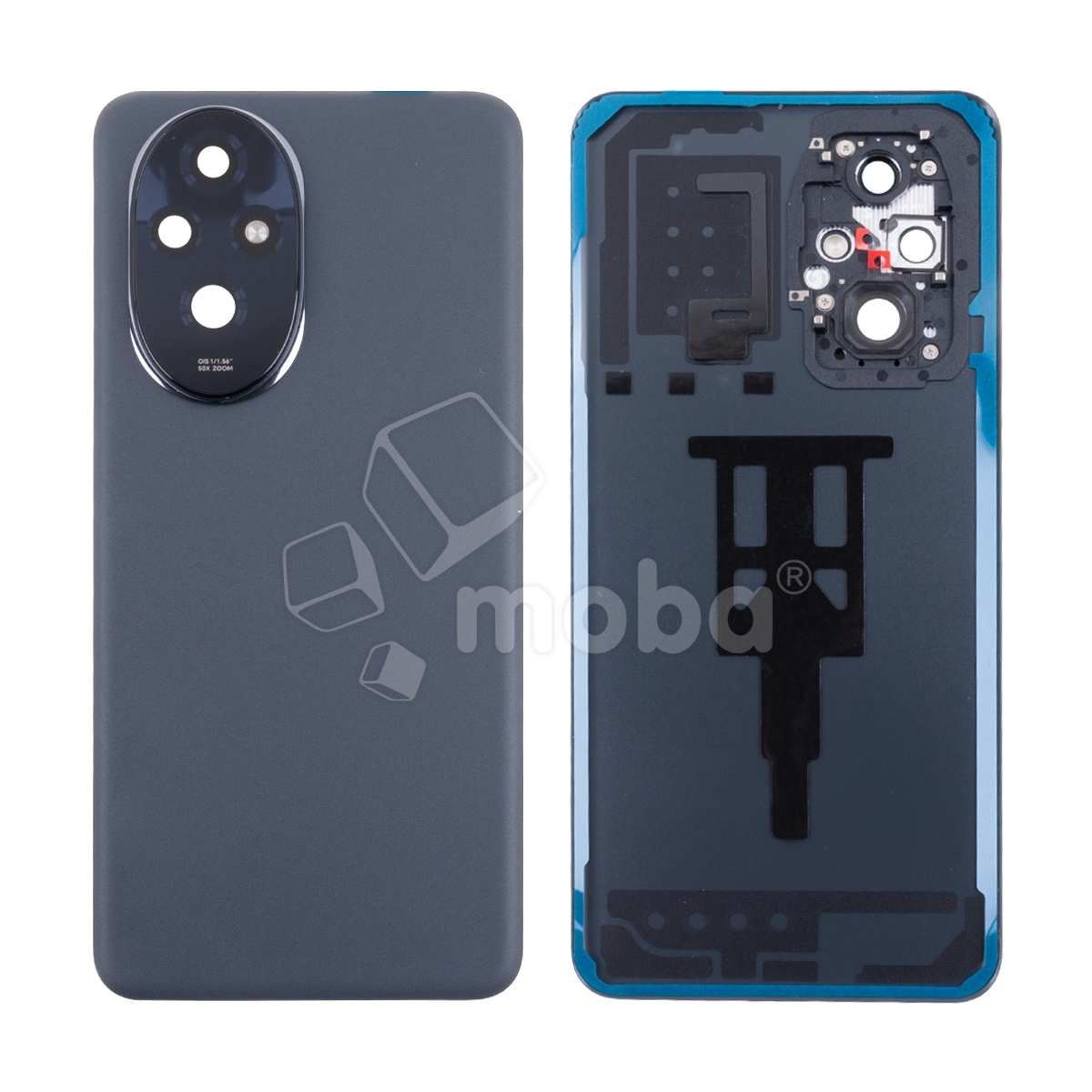 Задняя крышка для Huawei Honor 200 (ELI-AN00/ELI-NX9) Черный - Премиум