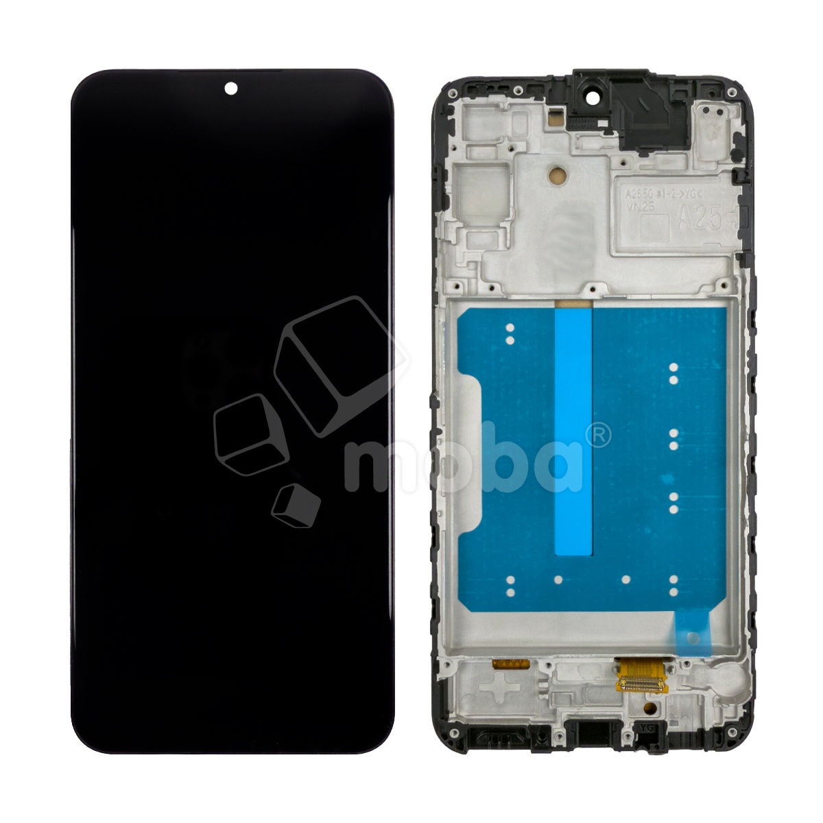 Дисплей для Samsung Galaxy A25 5G (A256E) модуль с рамкой Черный - (In-Cell)