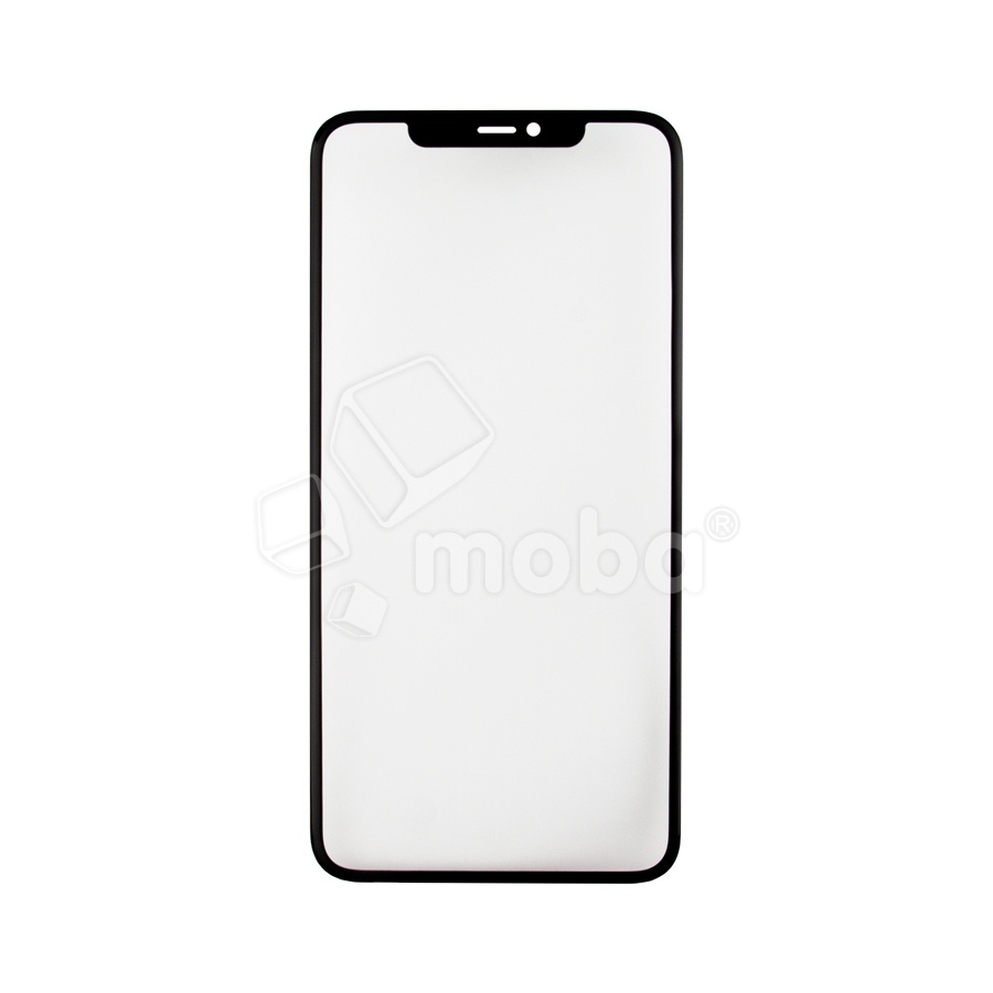 Стекло для переклейки iPhone 11 Pro Max (A2218) с OCA пленкой Черный - OR (Mitsubishi)