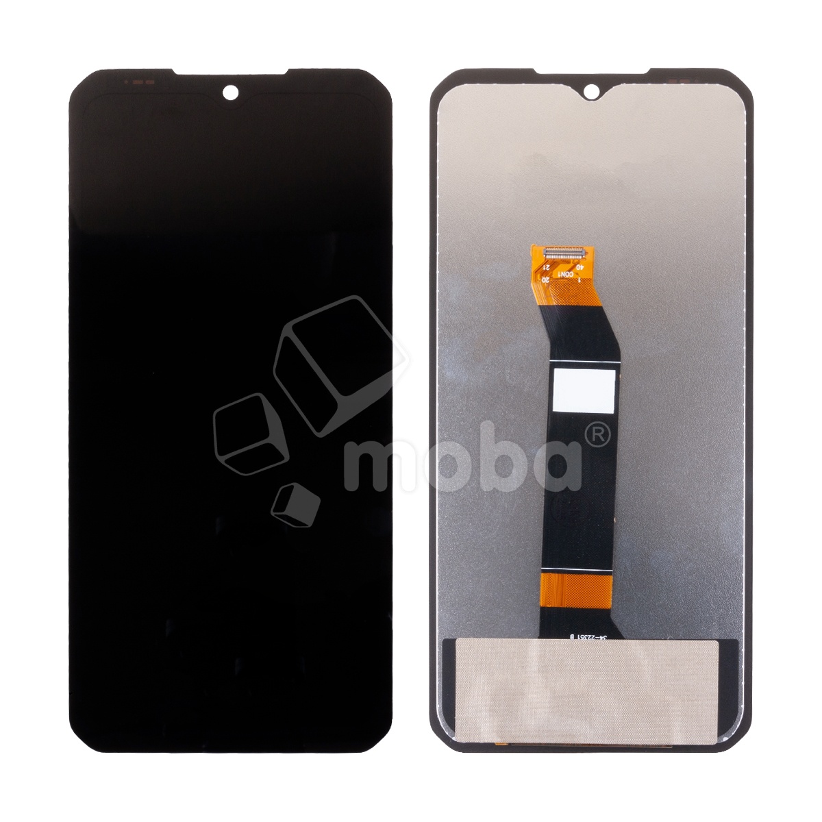 Дисплей для Doogee V Max в сборе с тачскрином Черный - Оптима