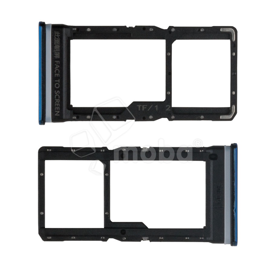 Держатель SIM для Xiaomi Poco X3 NFC/X3 Pro (M2007J20CG/M2102J20SG) Синий