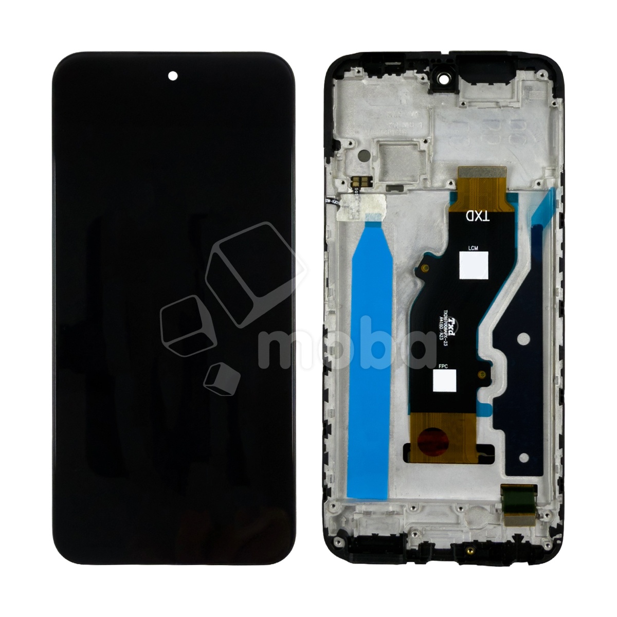 Дисплей для Tecno Spark 30C 4G (KL5n) модуль с рамкой Черный - OR (HD+, 300 Кд/м², 120 Гц)
