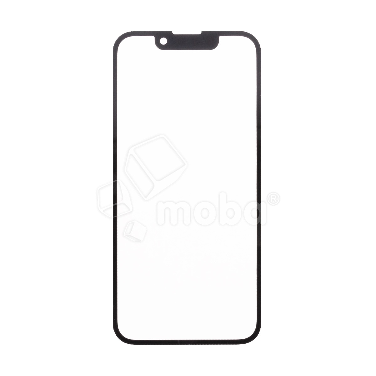 Стекло для переклейки iPhone 13 mini (A2630) с OCA пленкой + тачскрин Черный - OR (Feaglet)