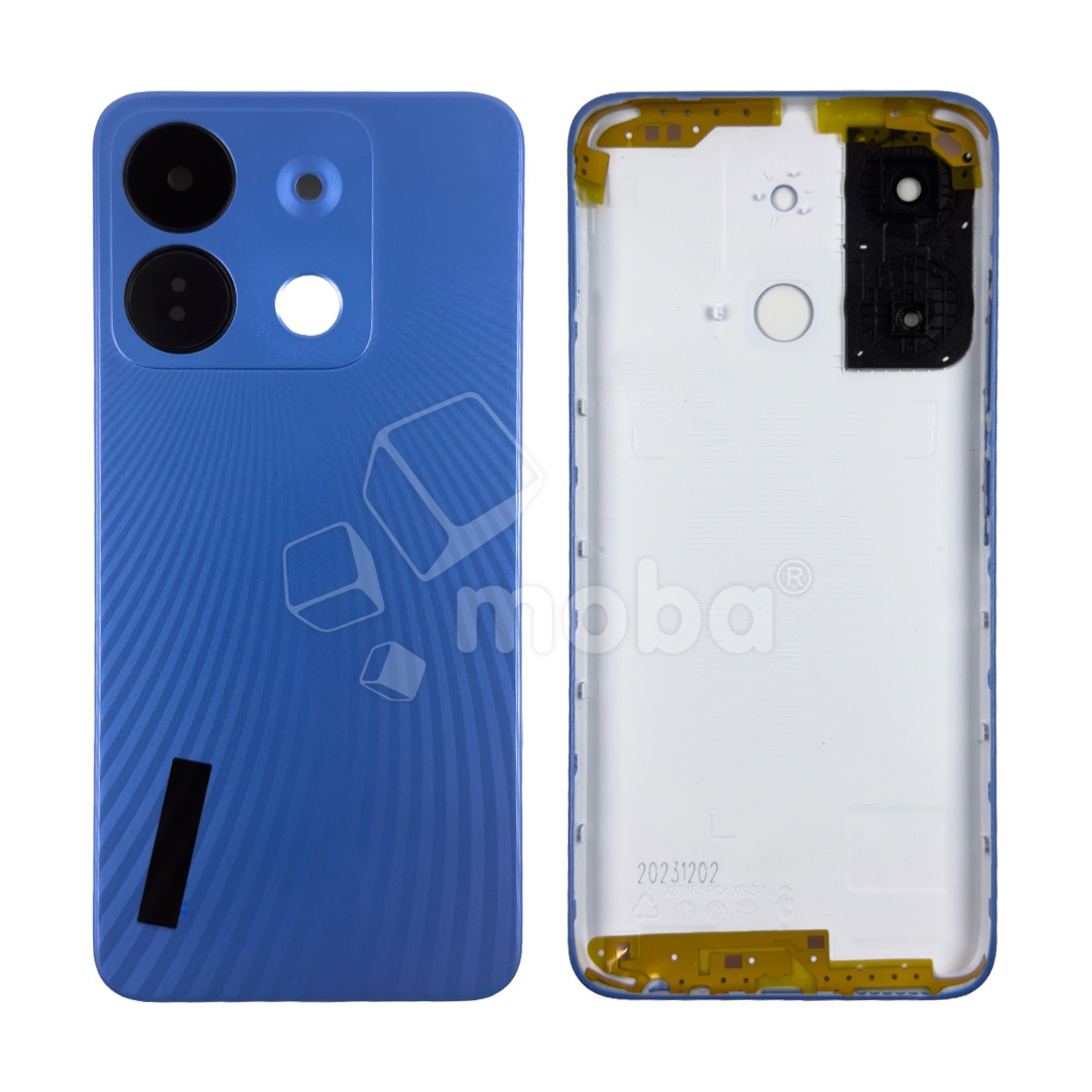 Задняя крышка для Infinix Smart 7 HD (X6516) Голубой - Премиум
