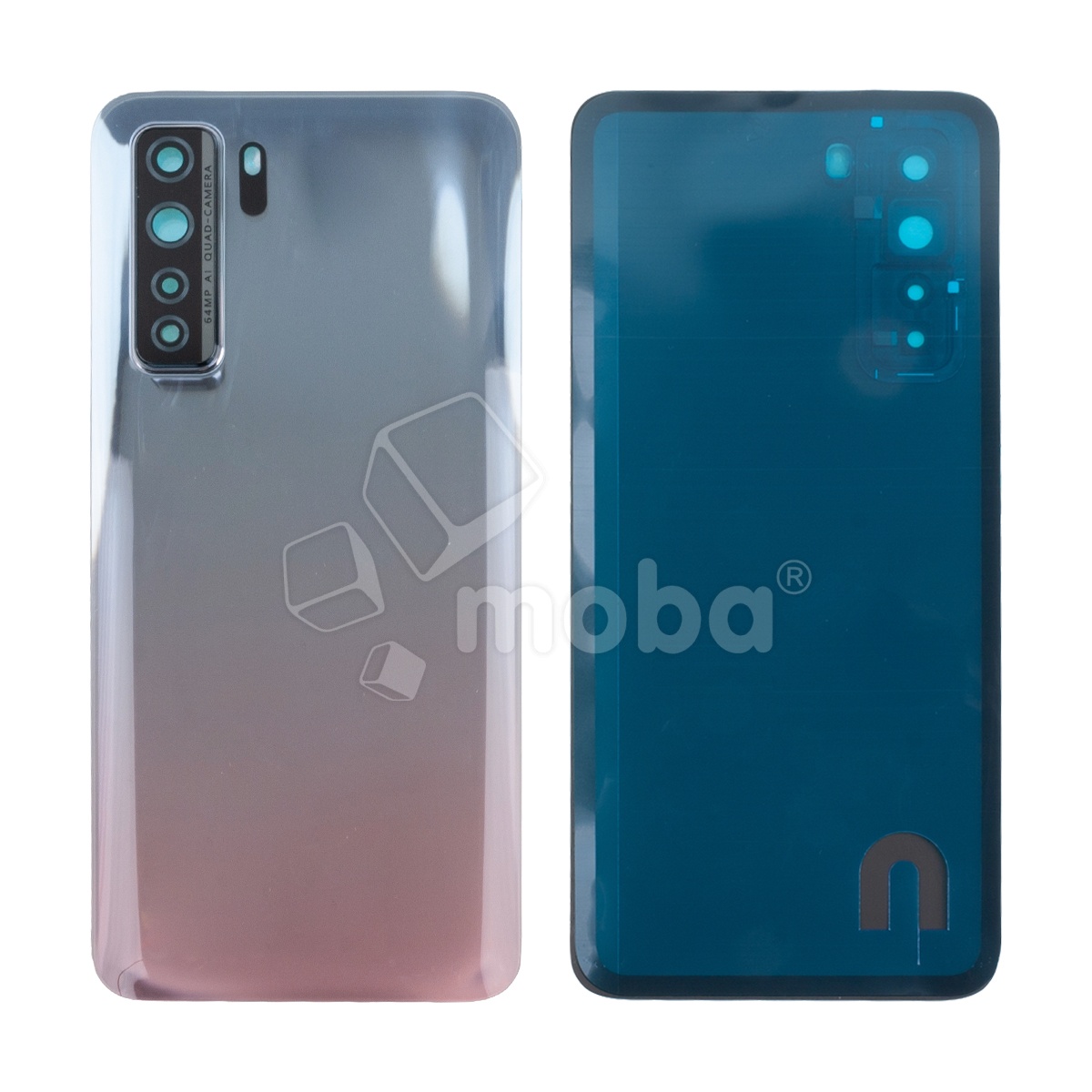 Задняя крышка для Huawei Honor 30S (CDY-NX9A) Серебро