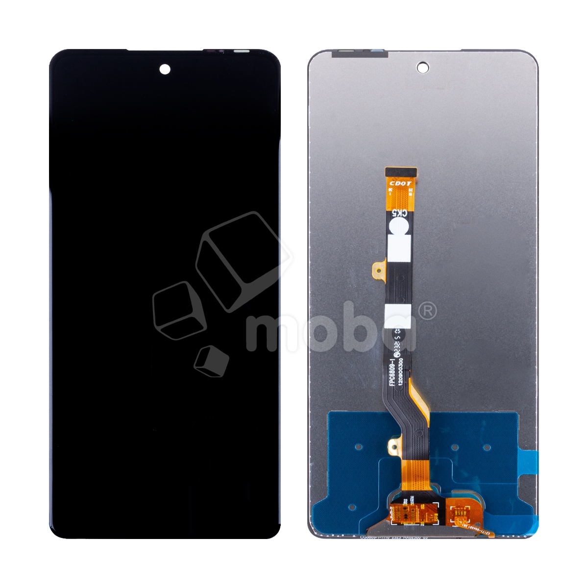 Дисплей для Infinix Note 30 4G (X6833B/X6716B) в сборе с тачскрином Черный - OR (HD+, 300 Кд/м², 120 Гц)