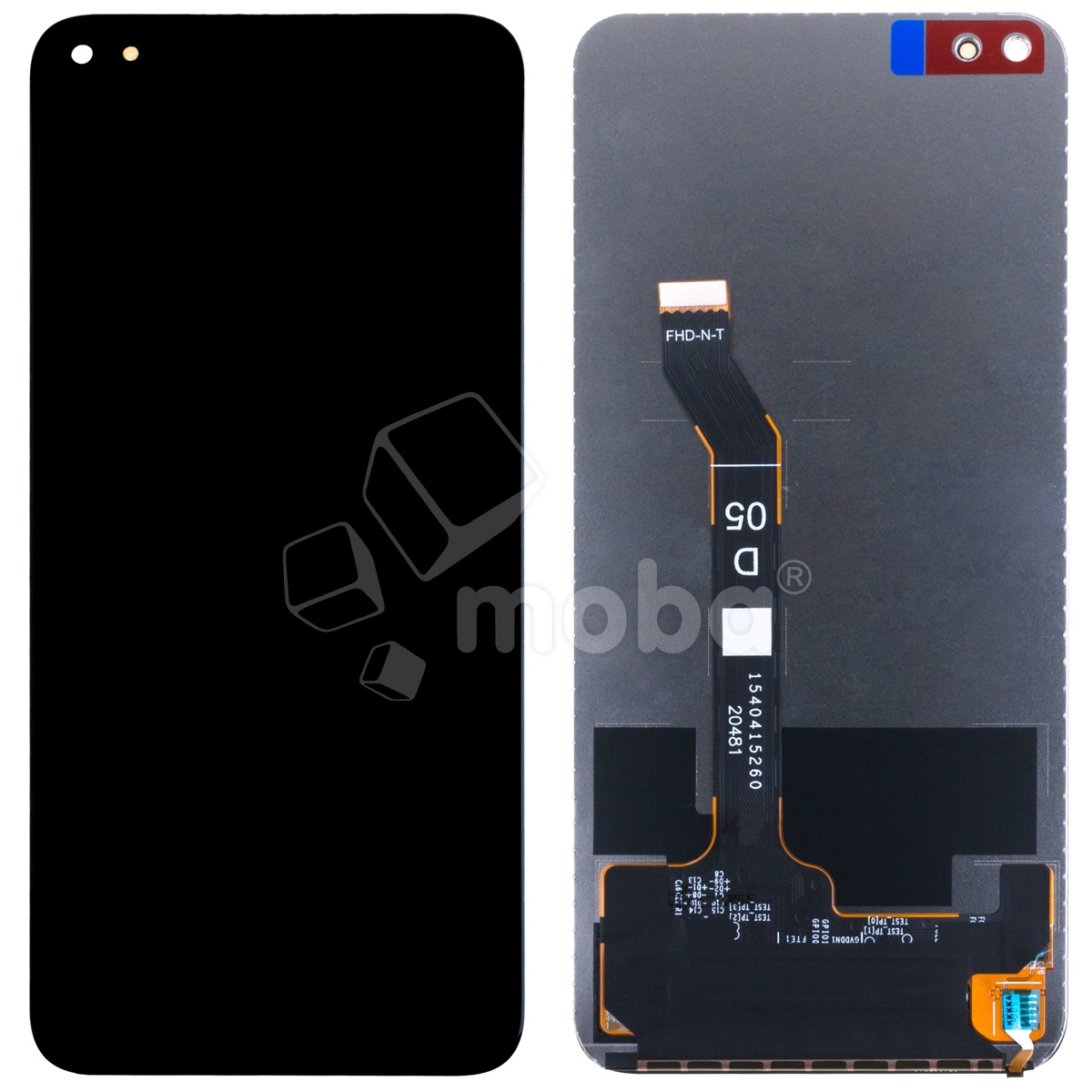 Дисплей для Huawei Honor 50 Lite/Nova 8i/X20 (NTN-LX1/NEN-LX1/NTN-AN20) в сборе с тачскрином Черный - OR (Full HD, 300 Кд/м², 60 Гц)