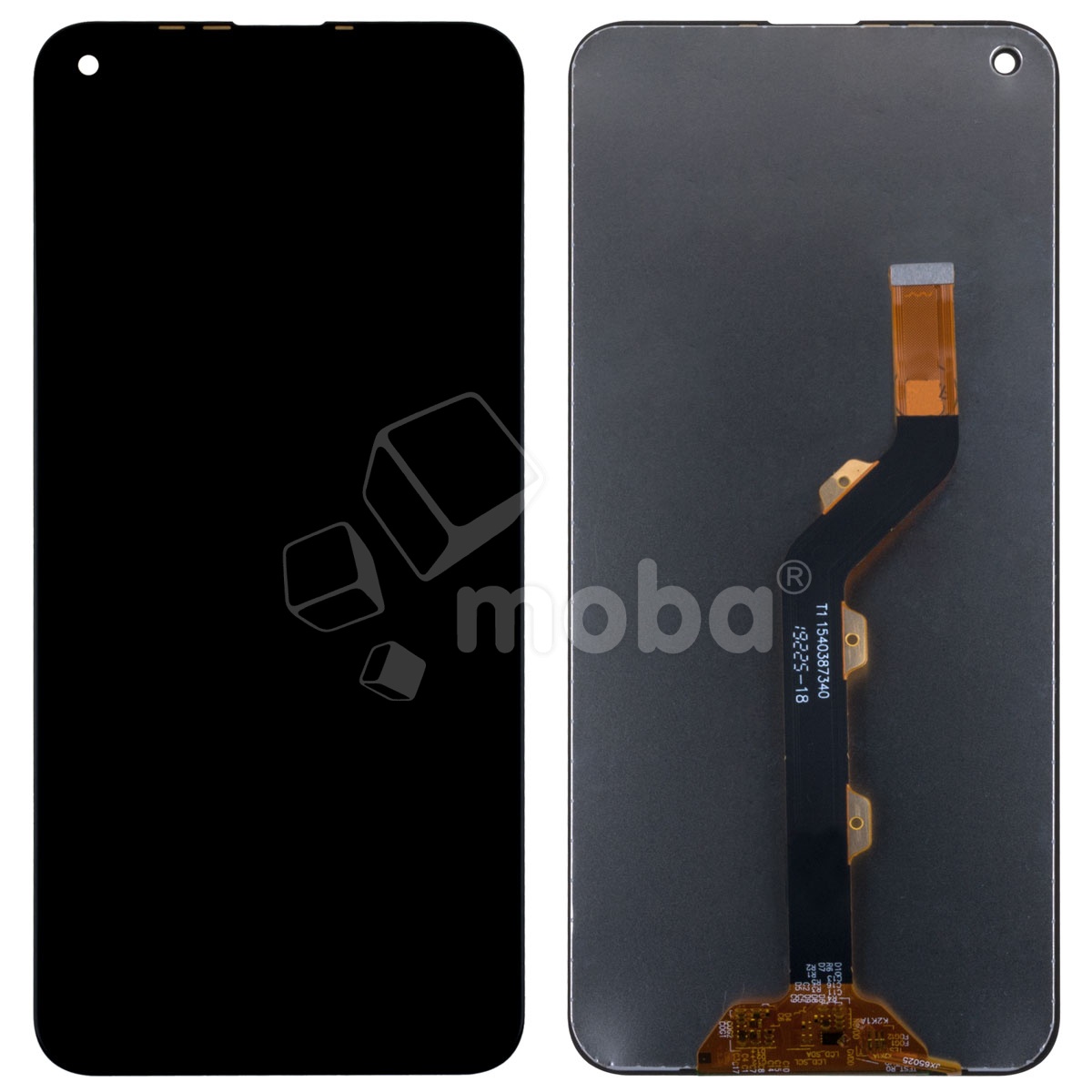 Дисплей для Tecno Camon 15 Air (CD6) в сборе с тачскрином Черный - Оптима
