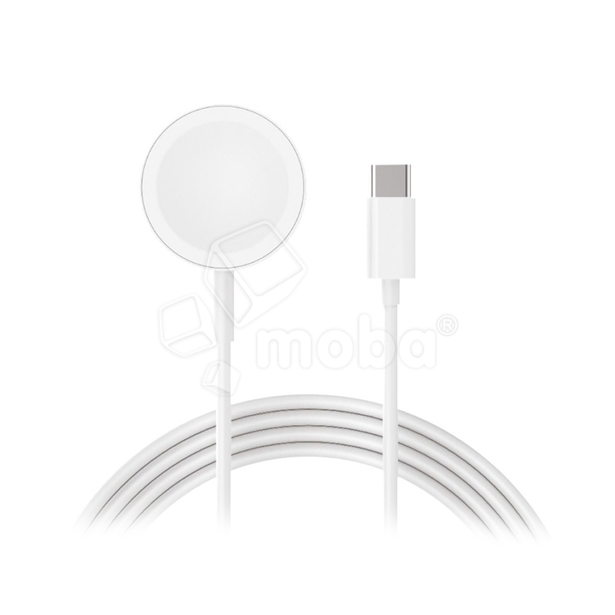Беспроводное зарядное устройство для Apple Watch (Magnetic Charging, Type-C) Белый