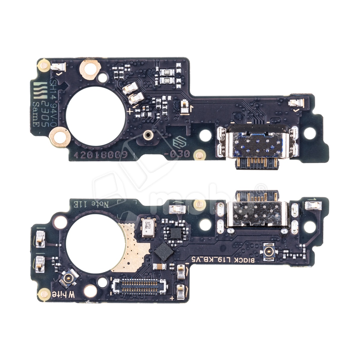 Шлейф для Xiaomi Poco M4 5G (MZB0BF9RU/22041219PG) плата системный разъем/микрофон