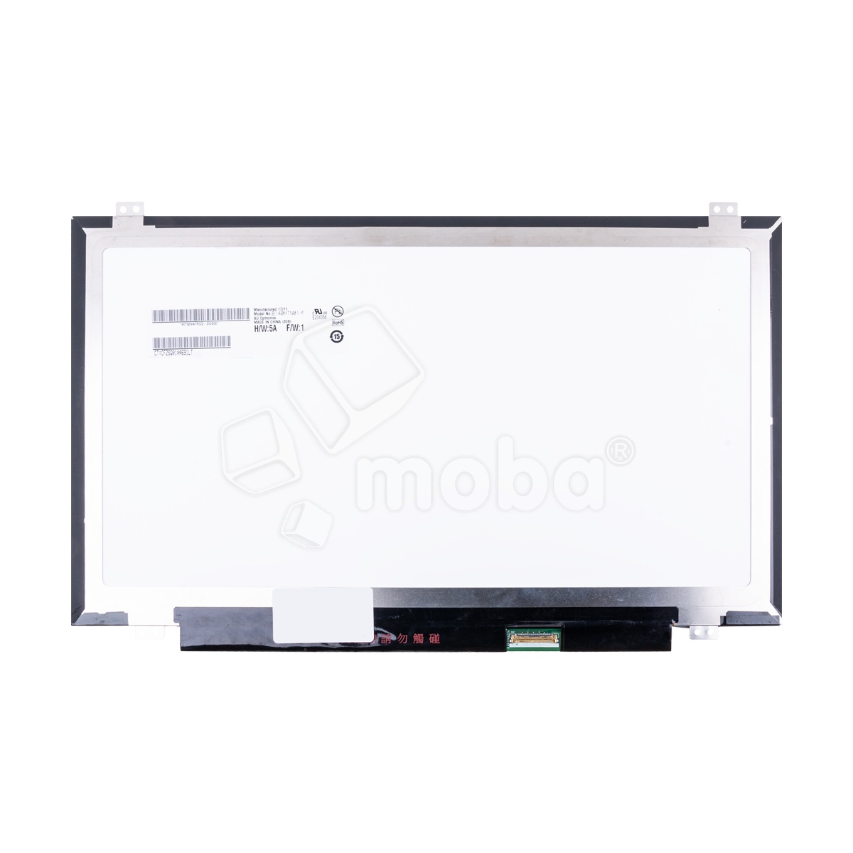 Матрица 14" LED 1920x1080 Slim 30 pin справа внизу, матовая (уши вверху/внизу) (HB140FH1-401)