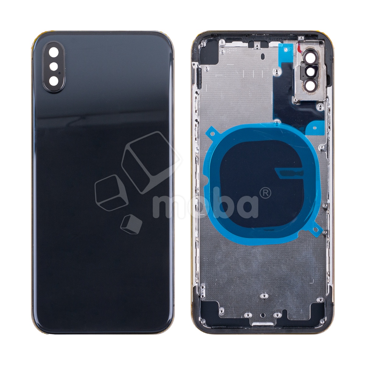 Корпус для iPhone X (A1865/A1901) Серый - Премиум