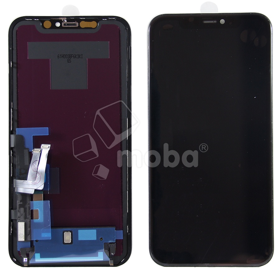 Дисплей для iPhone 11 (A2221) в сборе с тачскрином Черный - Оптима (площадка под IC)