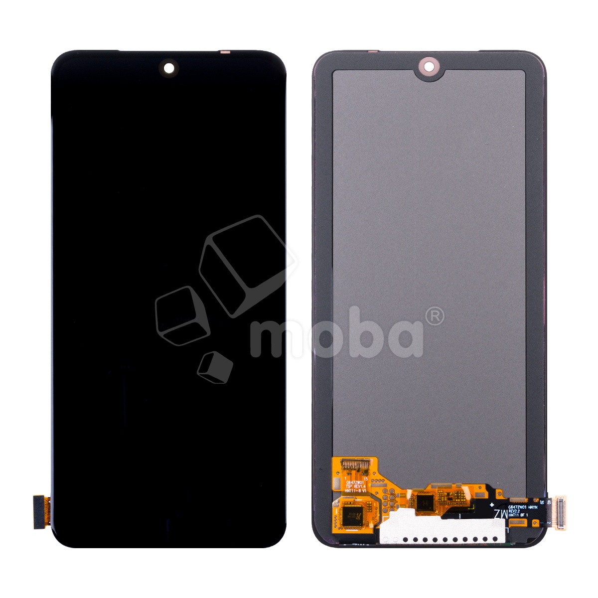 Дисплей для Xiaomi Redmi Note 11/11S 4G/Poco M4 Pro 4G (2201117TY/2201117SY/2201117SG/2201117PG) в сборе с тачскрином Черный - (OLED) (Full HD, 450 Кд/м²)