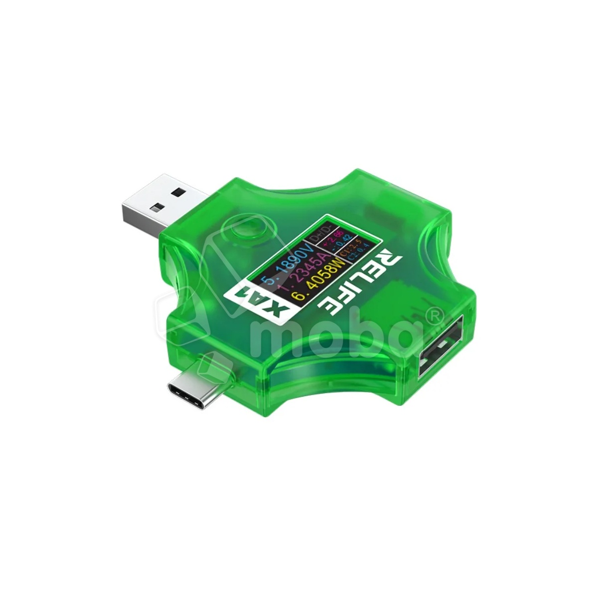 Тестер зарядного устройства Relife XA1 (многофункциональный 12 в 1, USB - USB/Type-C/Micro)