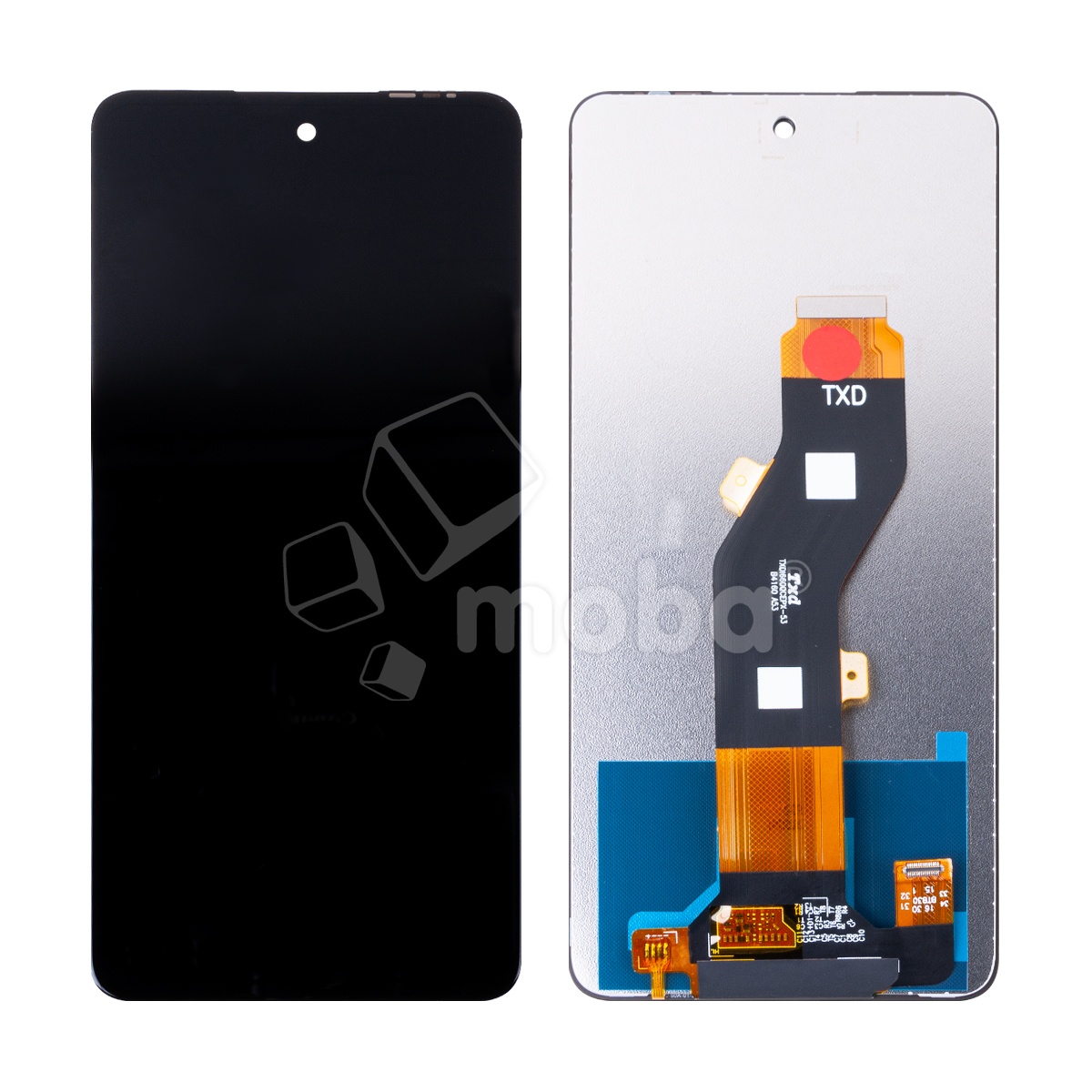 Дисплей для Tecno Spark 20C (BG7n) в сборе с тачскрином Черный - OR (HD+, 300 Кд/м², 90 Гц)