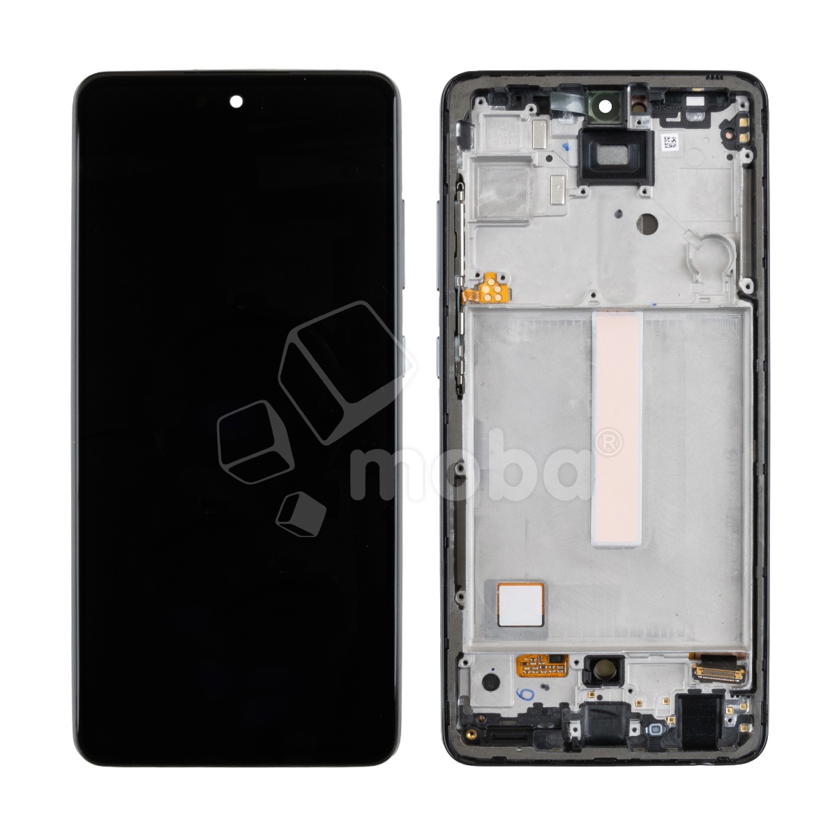 Дисплей для Samsung Galaxy A52/A52 5G/A52s 5G (A525F/A526B/A528B) модуль с рамкой Черный - Сервисный Оригинал