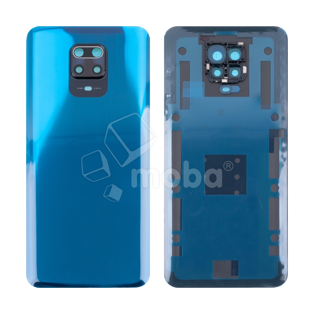 Задняя крышка для Xiaomi Redmi Note 9S/9 Pro (M2003J6A1G/M2003J6B2G) Зеленый - Премиум