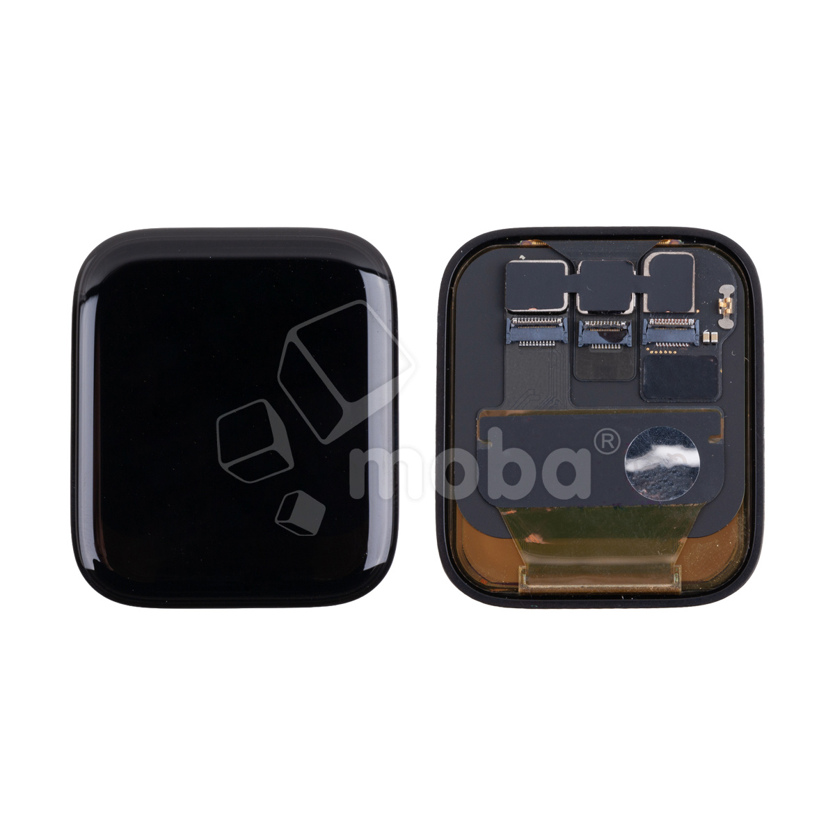 Дисплей для Apple Watch SE 2022 44 мм в сборе с тачскрином Черный - OR100 (Снятый, без ремонта)