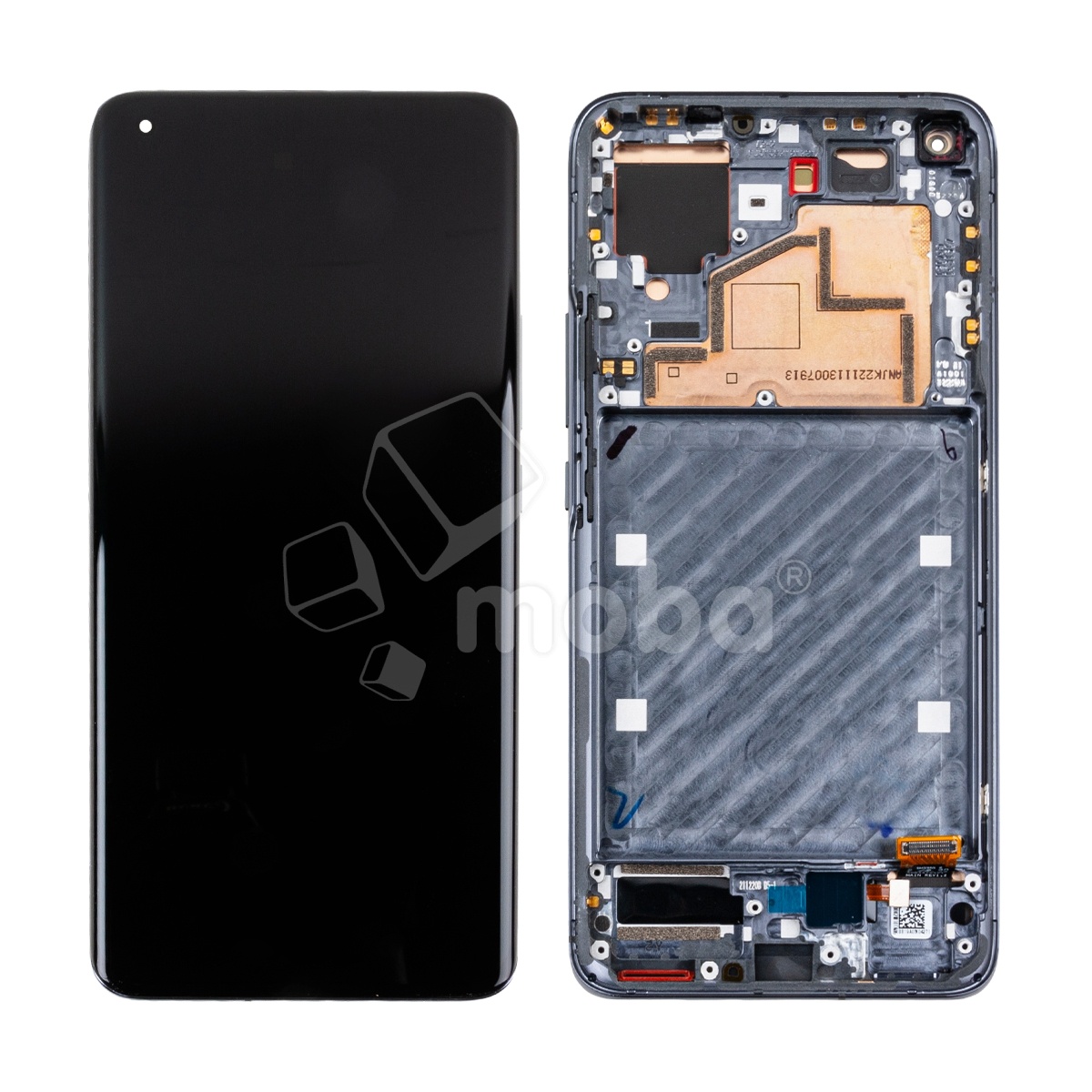 Дисплей для Xiaomi Mi 11 (M2011K2G) модуль с рамкой Черный - OR