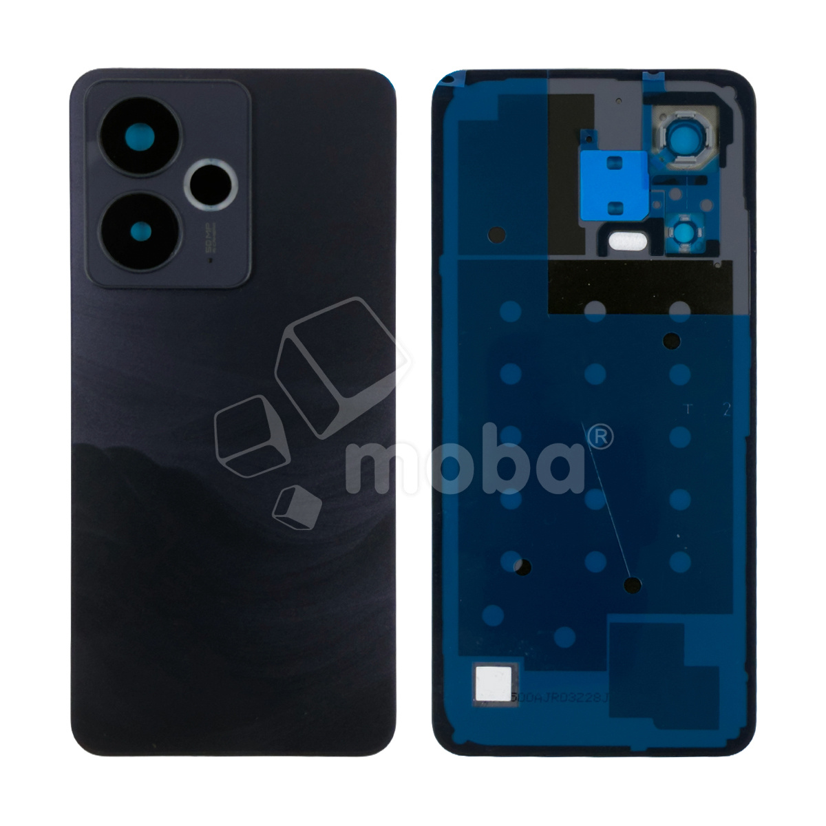 Задняя крышка для Realme 14T 5G (RMX5078) Черный - Премиум