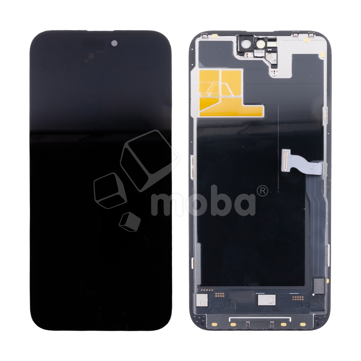 Дисплей для iPhone 14 Pro Max (A2895) в сборе с тачскрином Черный - (Hard OLED, Full HD COF, 650 Кд/м²) (площадка под IC)