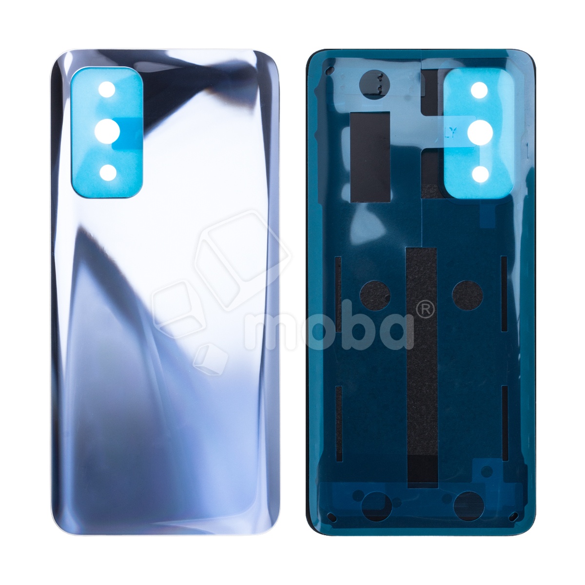 Задняя крышка для Xiaomi Mi 10T/10T Pro (M2007J3SY/M2007J3SG) Серебро - Премиум