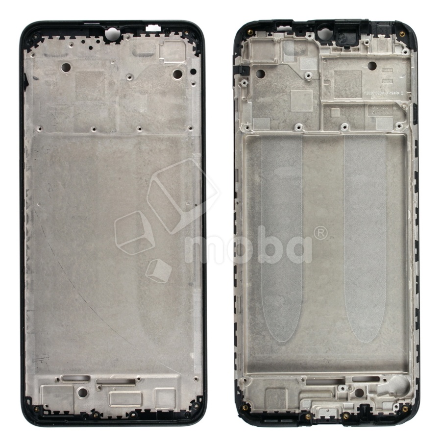 Рамка дисплея для Xiaomi Redmi 9A/9C/10A (M2006C3LG/M2006C3MNG/220233L2G) Черный (возможен дефект ЛКП)