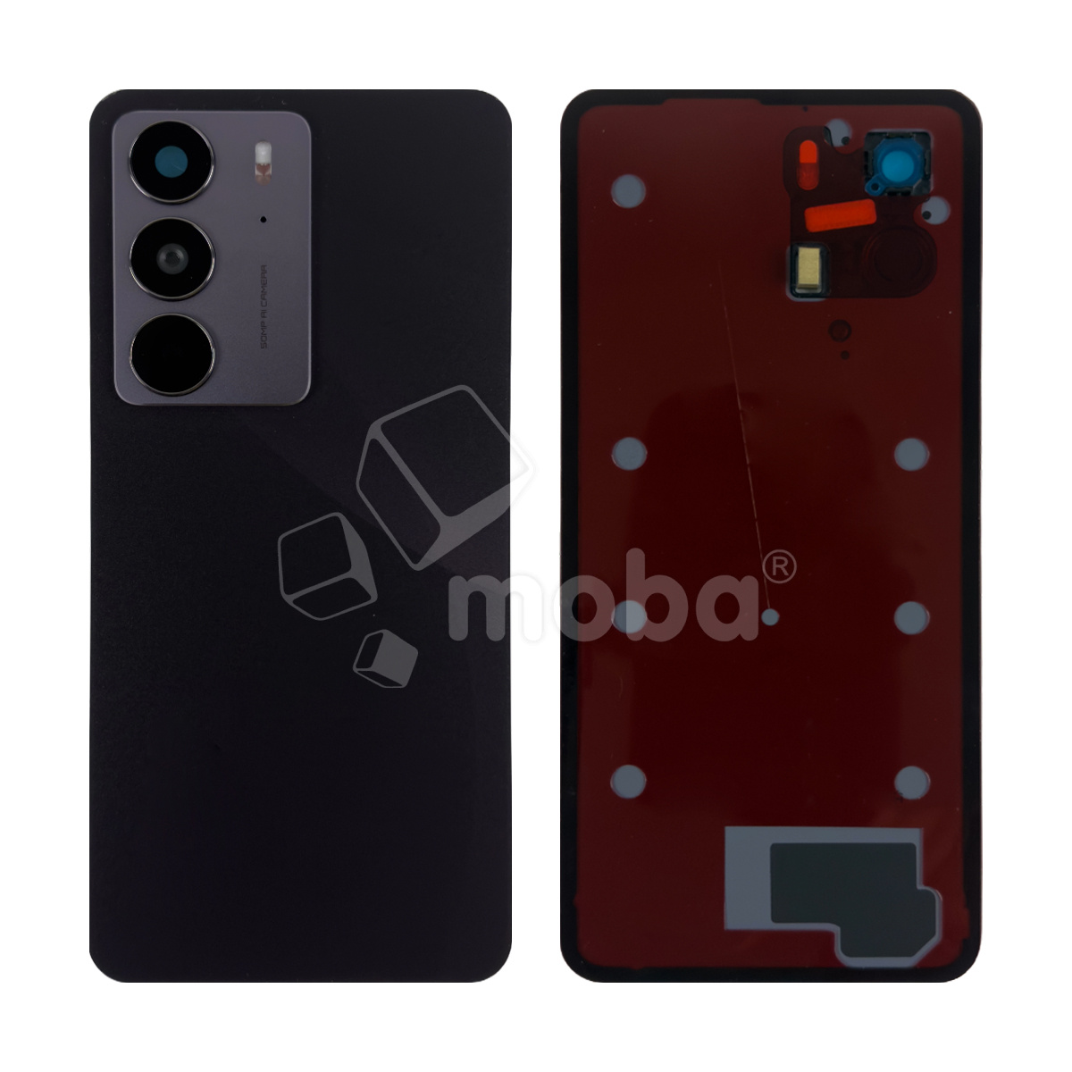 Задняя крышка для Realme C75 4G (RMX3941) Черный - Премиум