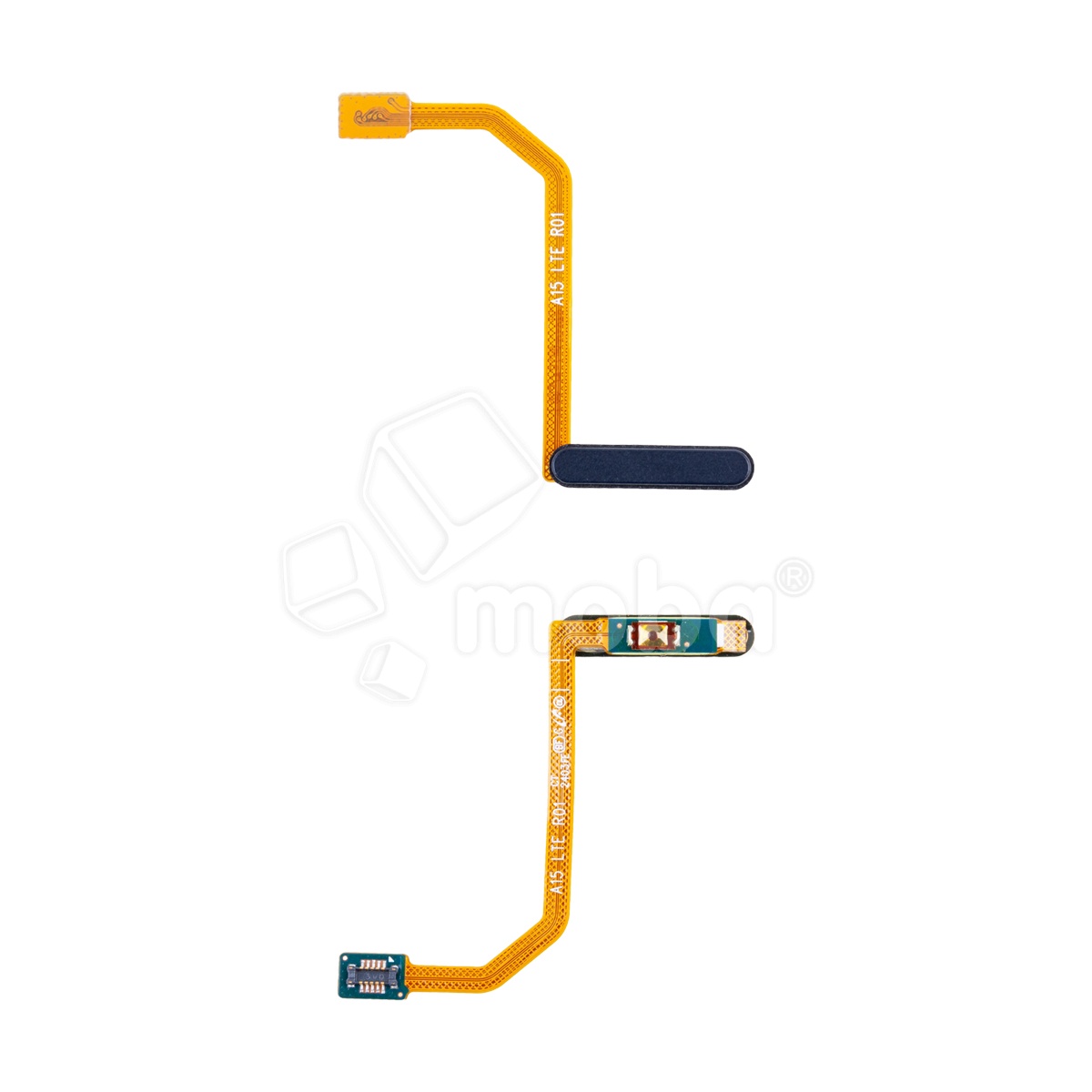 Шлейф для Samsung Galaxy A15 4G/5G (A155F/A156B) сканер отпечатка пальцев Черный