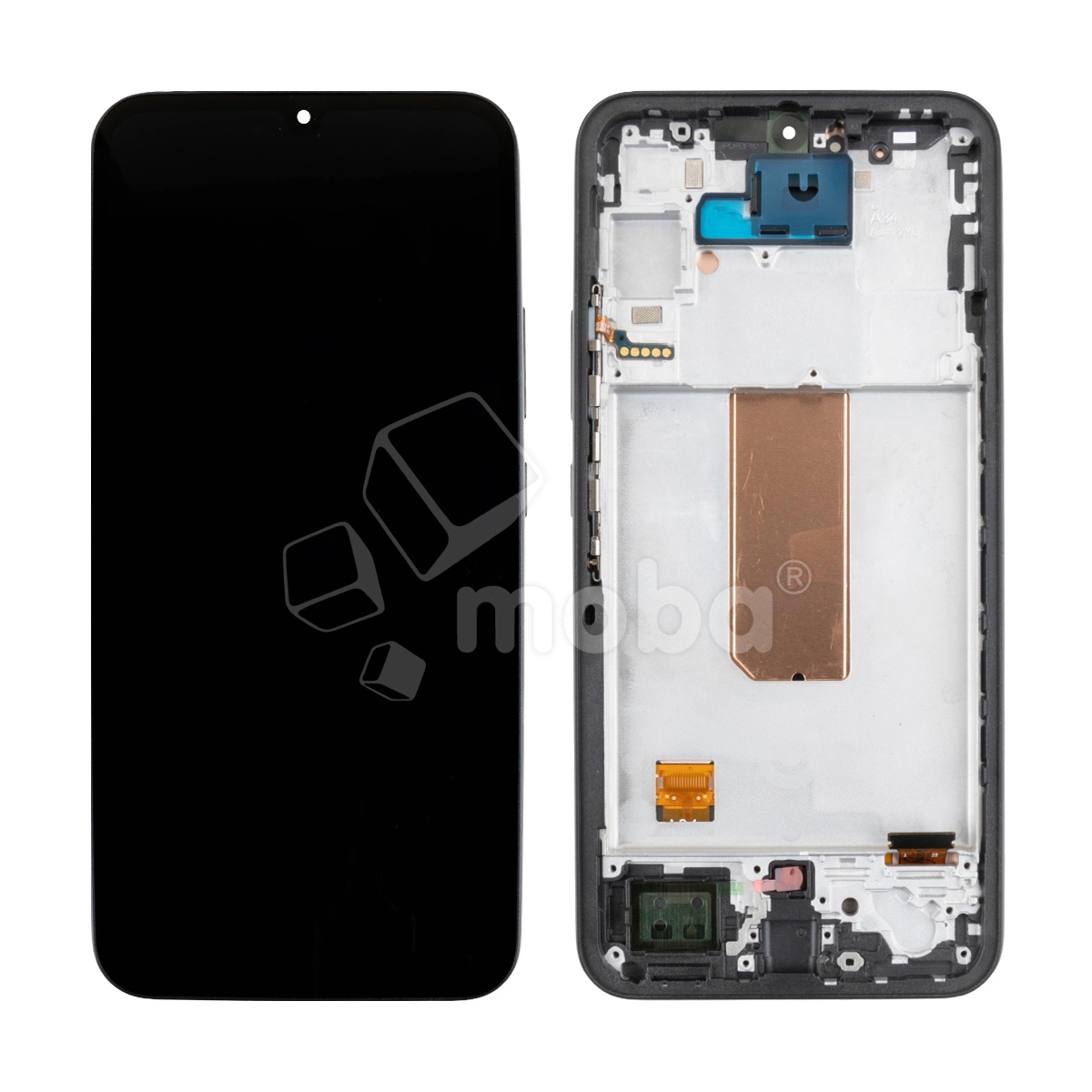 Дисплей для Samsung Galaxy A34 5G (A346B) модуль с рамкой Черный - Сервисный Оригинал