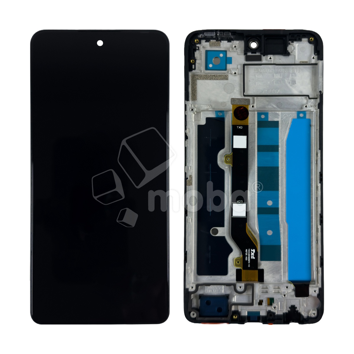 Дисплей для Infinix Hot 40 Pro (X6837) модуль с рамкой Черный - OR (HD+, 300 Кд/м², 120 Гц)