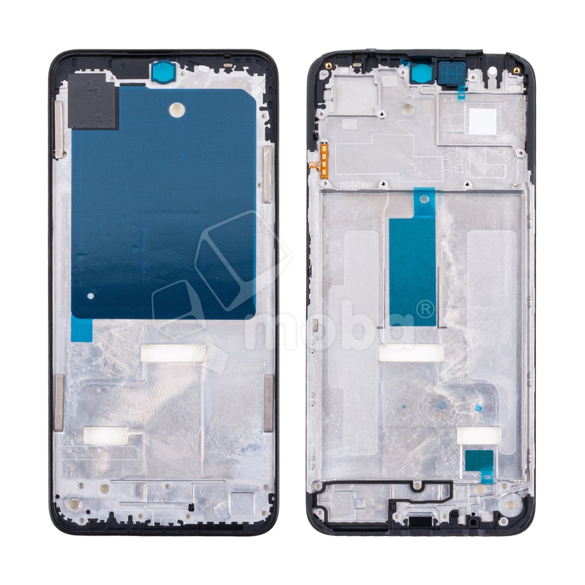 Рамка дисплея для Xiaomi Poco M6 4G (2404APC5FG) Черный (возможен дефект ЛКП)