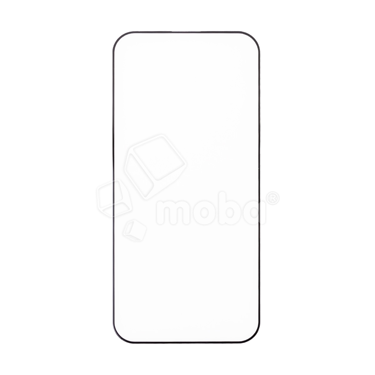 Защитное стекло "Матовое" для iPhone 16 Pro/17 Черный (Закалённое, полное покрытие)