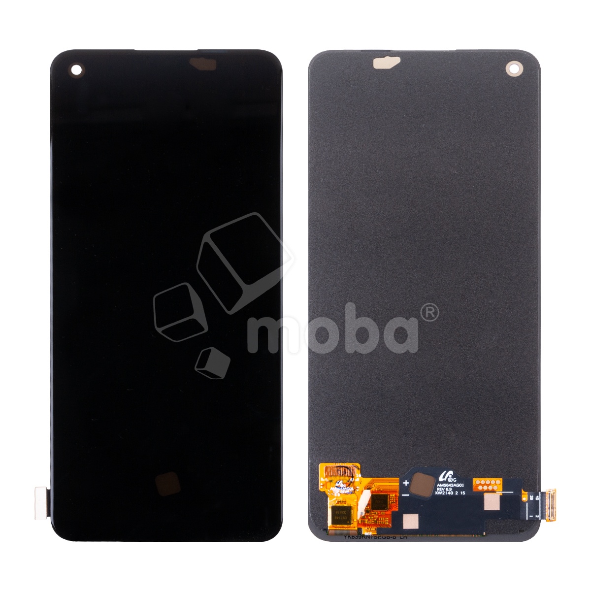 Дисплей для OnePlus Nord CE2 5G (IV2201) в сборе с тачскрином Черный - (OLED) (Full HD, 450 Кд/м²)