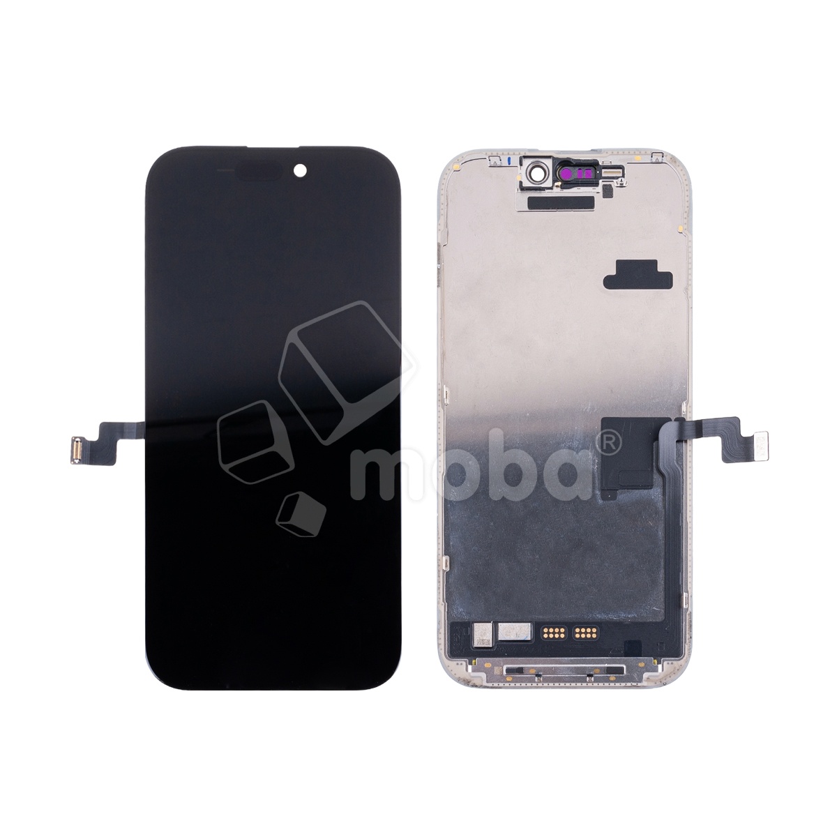 Дисплей для iPhone 16 Pro (A3293) в сборе с тачскрином Черный - OR100 (rev. Samsung) (Снятый, без ремонта)