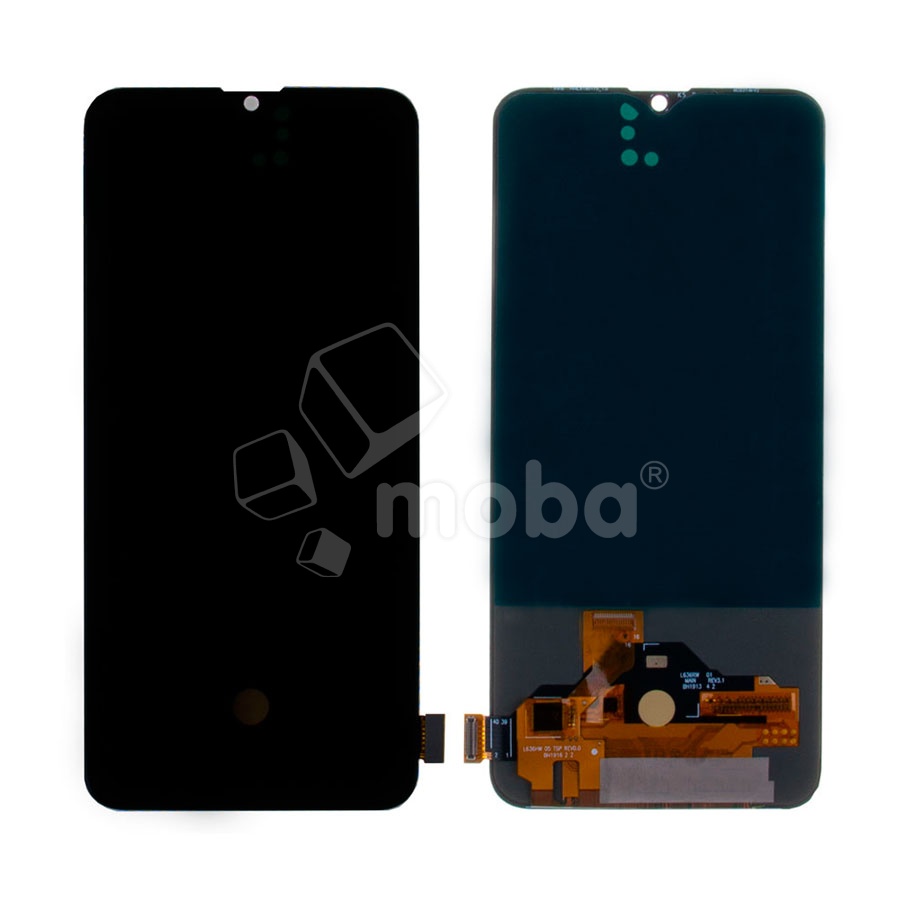 Дисплей для Realme XT/X2 (RMX1921) в сборе с тачскрином Черный - (OLED) (Full HD, 450 Кд/м²)