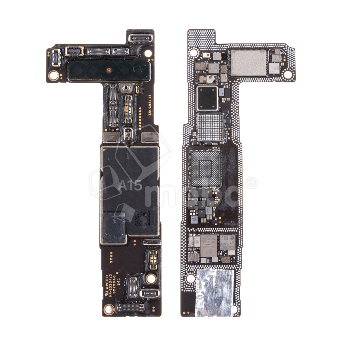 Материнская плата для iPhone 14/14 Plus (A2883/A2887) Sim+E-Sim без микросхем (Нижняя часть)