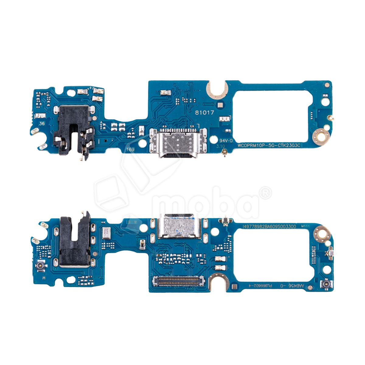 Шлейф для Realme 10 Pro 5G (RMX3661/RMX3660/RMX3663) плата системный разъем/разъем гарнитуры/микрофон
