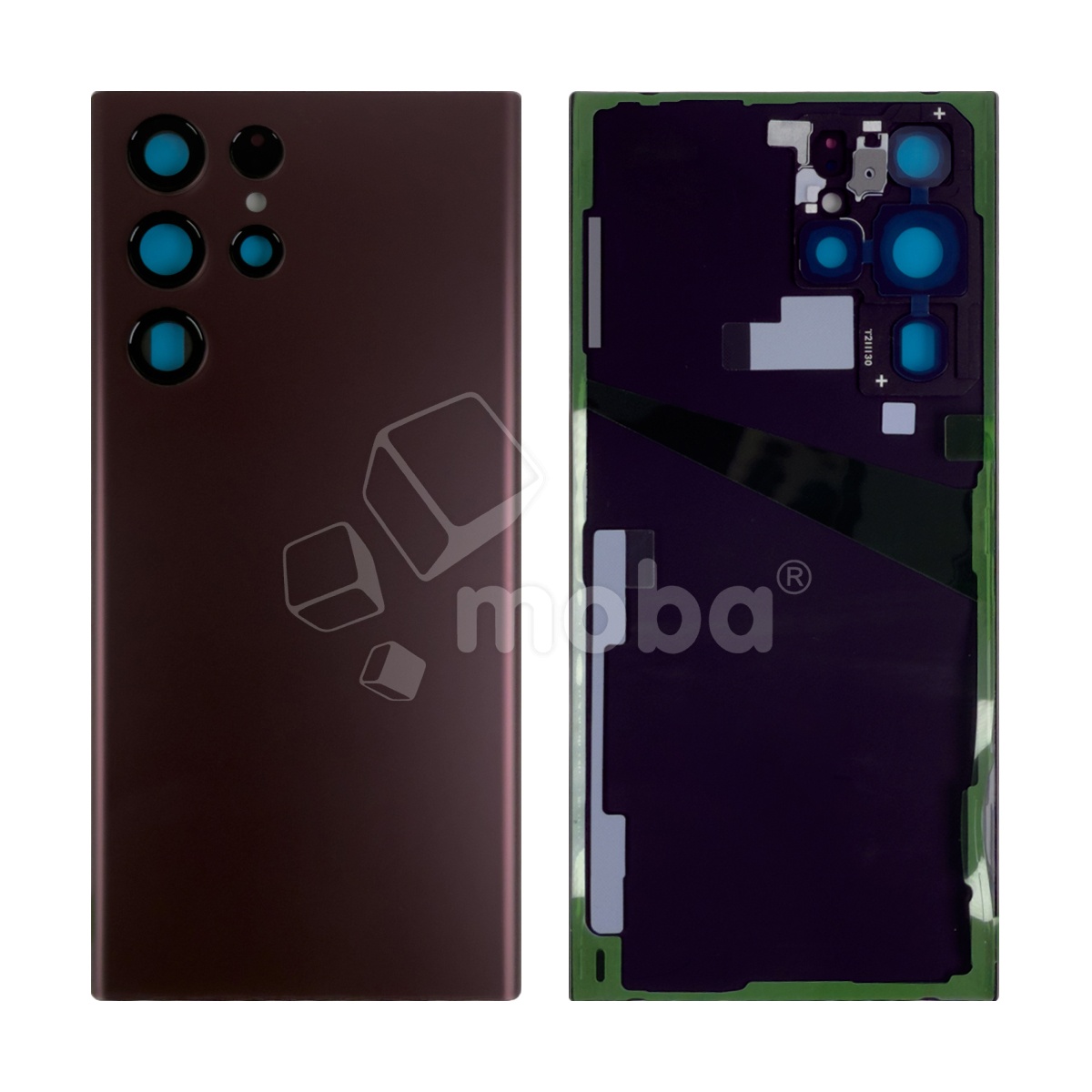 Задняя крышка для Samsung Galaxy S22 Ultra (S908B) Бордовый - OR