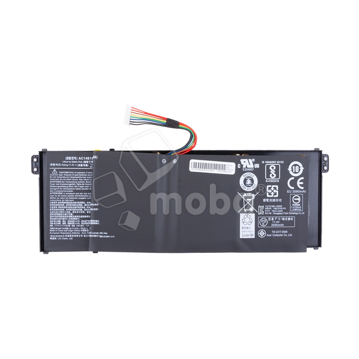 Аккумуляторная батарея для ноутбука Acer Aspire E3-111, A315-55G, V5-132 (AC14B18J) 3200 mAh